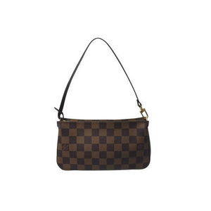 Louis Vuitton Bag Damier Navona leather brown Shoulder